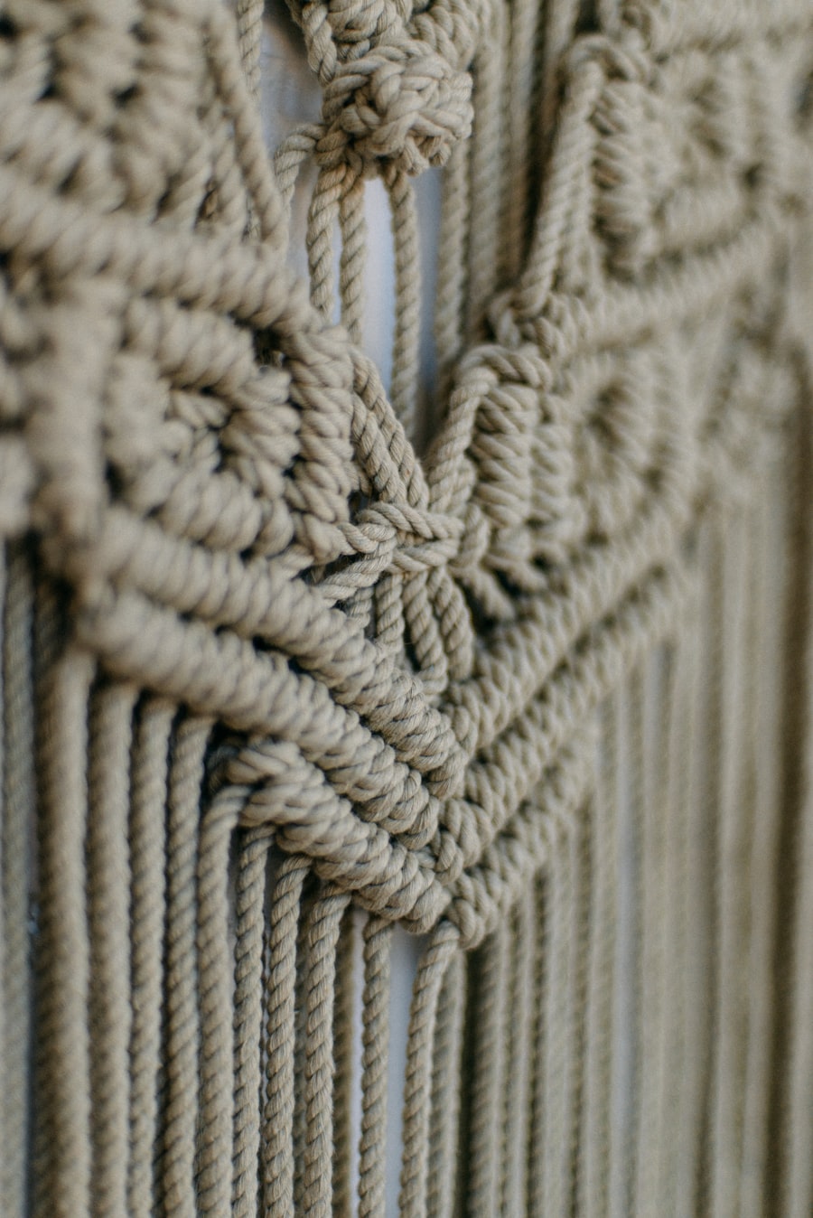 Woven wall hanging